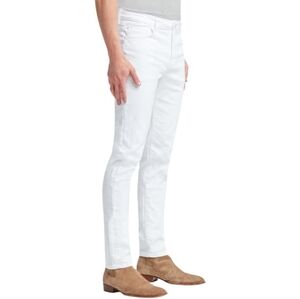 𝅺MONFRERE Brando Blanc Slim Optic White Jean In Exclusive Japanese Denim